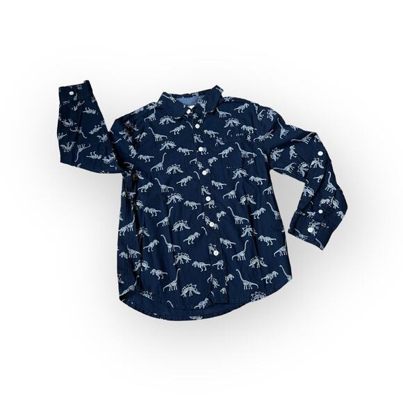 Original Gymboree Dinosaur Print Button Down - Picture 1 of 3